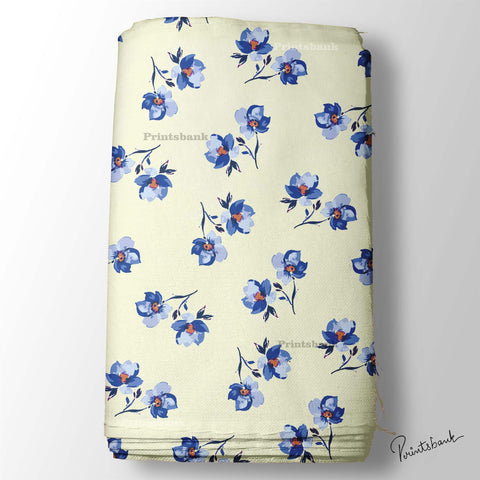 Floral Designer Printed Cloth fabric Material Wholesale