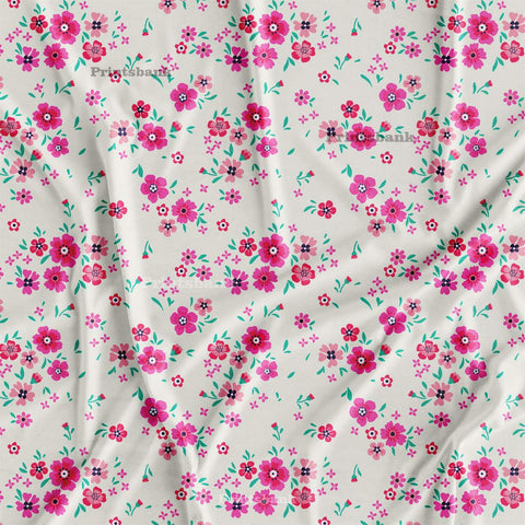 Floral Designer Printed Cloth fabric Material Wholesale