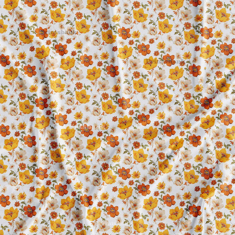 Floral Printed Fabric