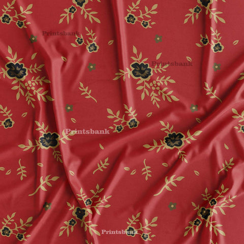 Motif Floral Digital Printed Fabric Supplier Online