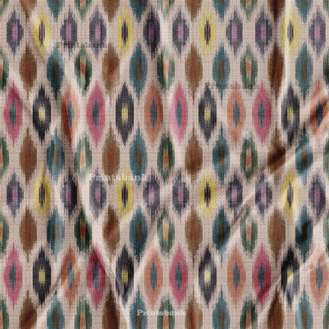 latest Ikat Printed Fabric