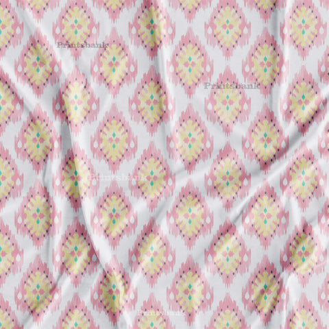 latest Ikat Printed Fabric