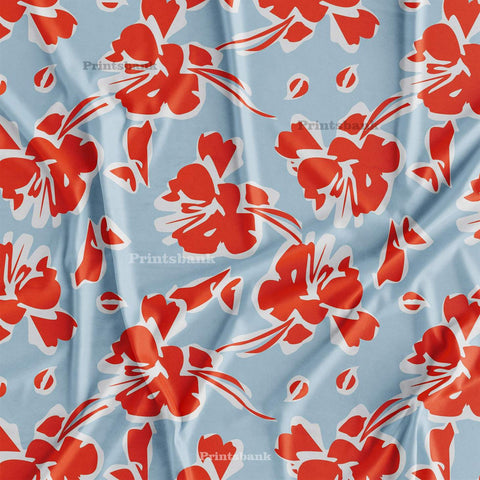 Digital Printed Floral Fabric wholesale