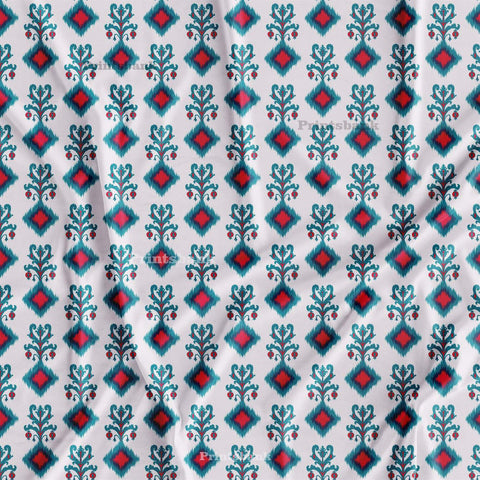 latest Ikat Printed Fabric