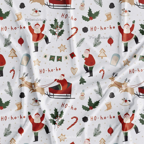 Christmas Digital Printed Fabric Wholesale Price