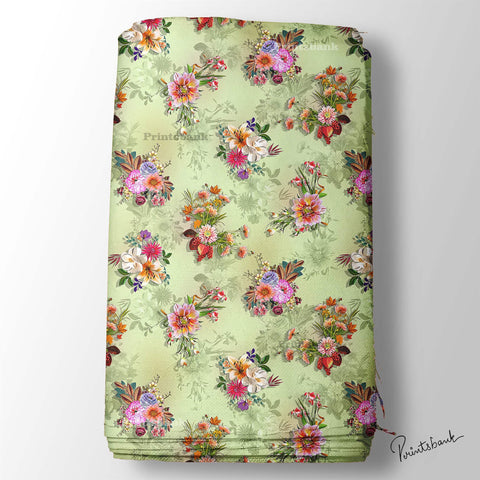 Floral Printed Fabric