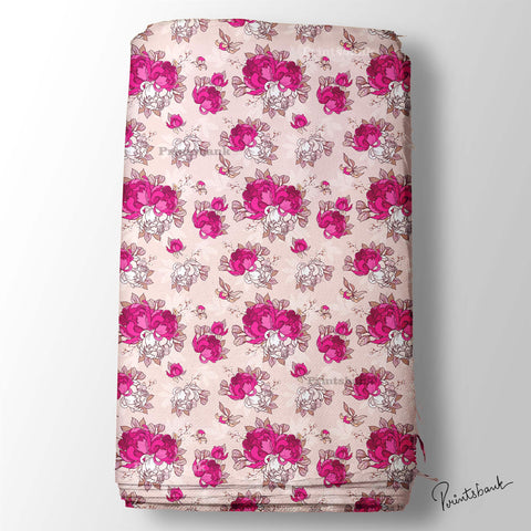 Floral Printed Fabric