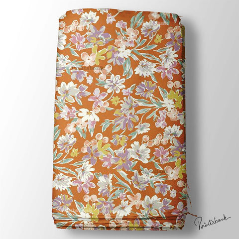 Floral Printed Fabric