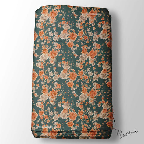 Floral Printed Fabric