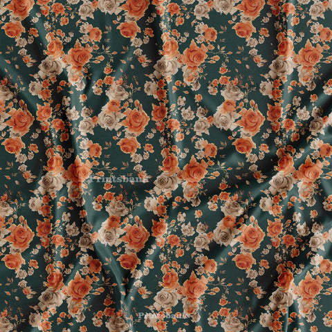 Floral Printed Fabric