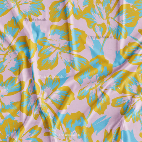 Digital Printed Floral Fabric wholesale