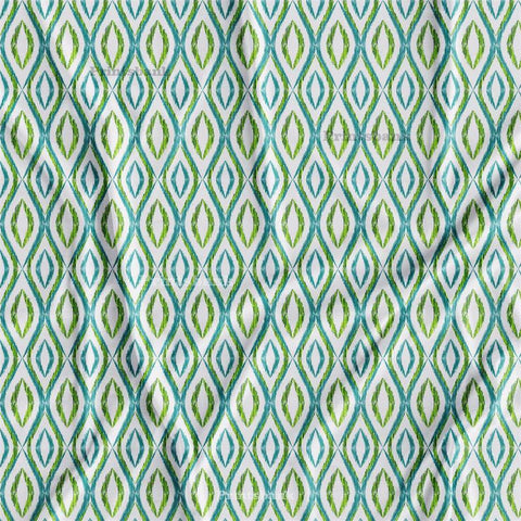 latest Ikat Printed Fabric