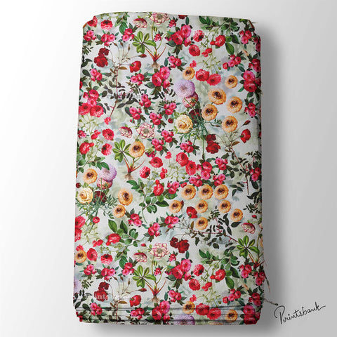 Floral Printed Fabric