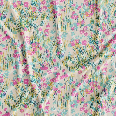 Digital Printed Floral Fabric wholesale