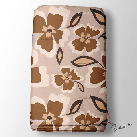 Big Floral Motif Digital Printed Fabric Manufacturer In India