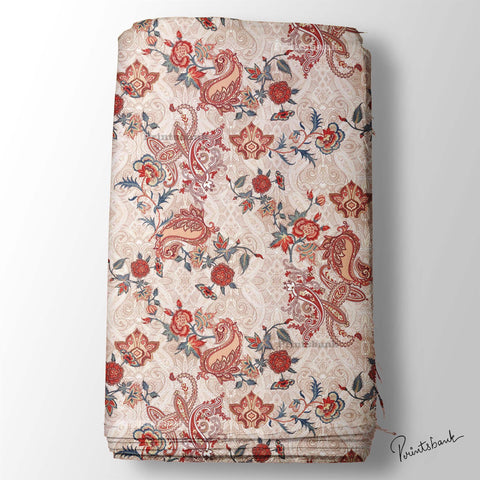 Vintage Floral leaf Fabric Wholesale