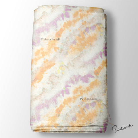 Dark Tie & Dye Abstract Digital Printed Fabric For Boutique Material Online 9