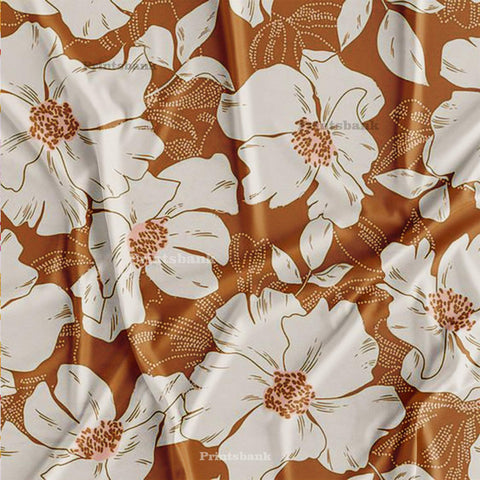 Designer Floral Printed Fabric For Boutique