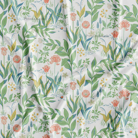 FLORAL PRINTED FABRIC