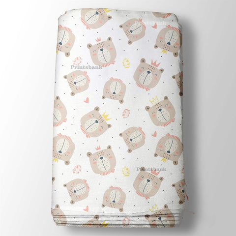 King Tady Bear Pastel Kid's Print For Baby