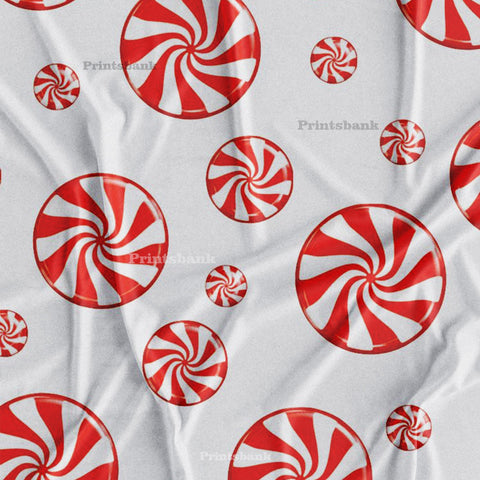 White & Red Toffy Lover Baby Printed Fabric Soft and Comfortable