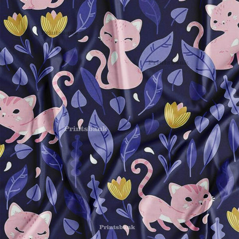 Baby Voilet Kids Printed Fabric Online