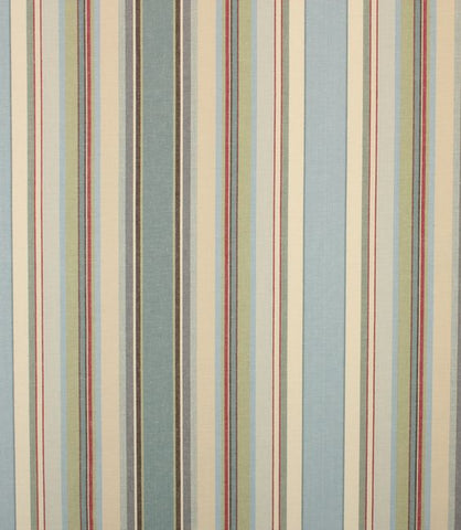 Beige Gray Multi shade Stripe Printed Fabric Material